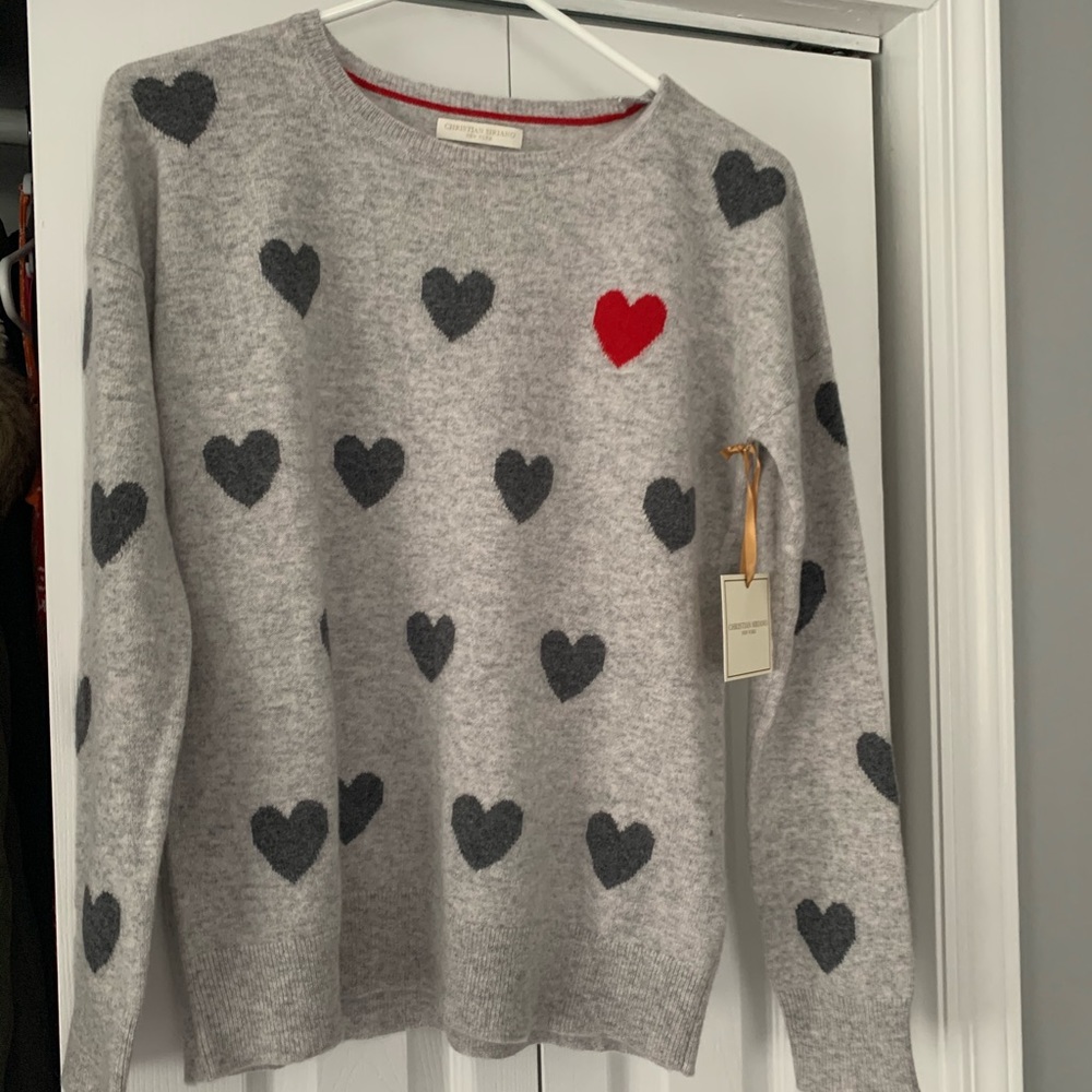 2 Ply Cashmere Heart Sweater